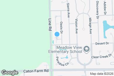 Map image of the property - 2632 Canyon Dr