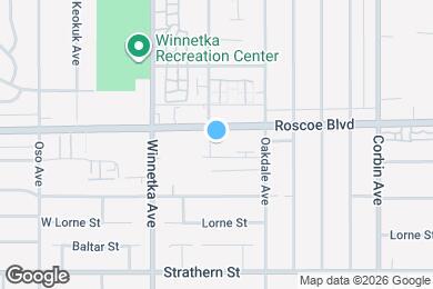 Map image of the property - 19962 Roscoe Blvd