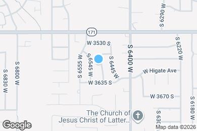 Map image of the property - 3592 S 6505 W