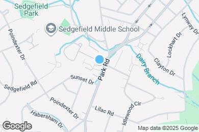 Map image of the property - 1117 Park West Dr