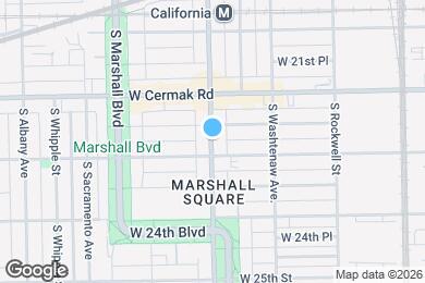 Map image of the property - 2251 S California Ave