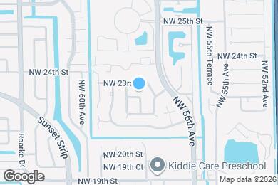 Map image of the property - 5825 NW 22nd Ct