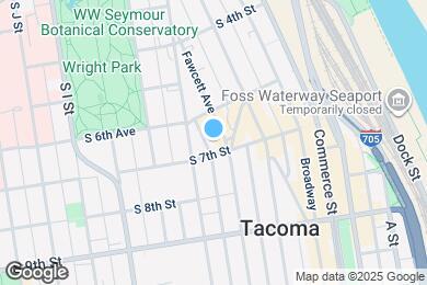 Map image of the property - Baycrest Apartments