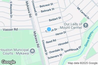 Map image of the property - 6306 Thrush Dr