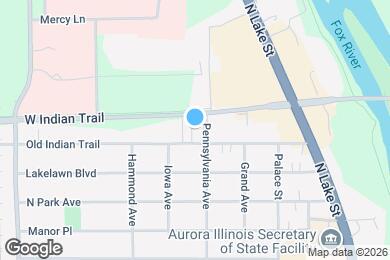 Map image of the property - 373 W Old Indian Trail