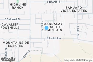 Map image of the property - 8628 S 21st Pl
