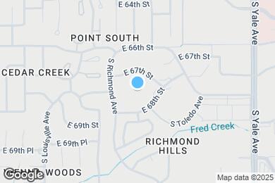 Map image of the property - 6711 S Richmond Ave