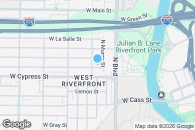 Map image of the property - 1005 W Grace St