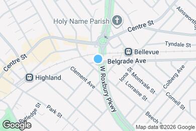Map image of the property - 400 Belgrade Ave