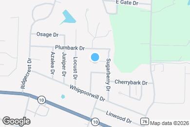 Map image of the property - 1713 Sugarberry Pl