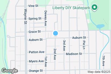 Map image of the property - 357 Auburn St