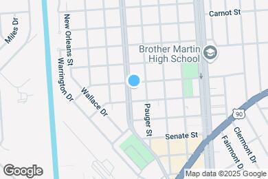 Map image of the property - 4321 St Anthony Ave
