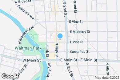Map image of the property - 106 E Pine St