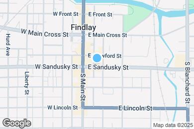 Map image of the property - 122 E Sandusky St