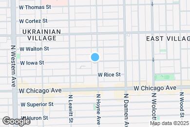 Map image of the property - 858 N Hoyne Ave