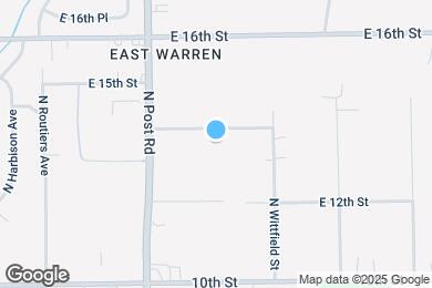 Map image of the property - 9101 E 13th St