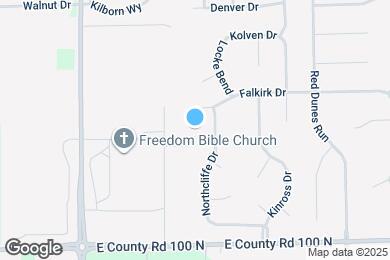 Map image of the property - 8266 Shute Cir