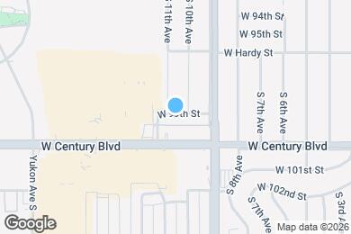 Map image of the property - 3216 W 99th St