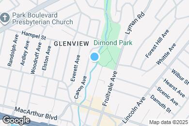 Map image of the property - 3954 Canon Ave