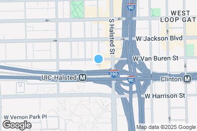 Map image of the property - 818 W Van Buren St