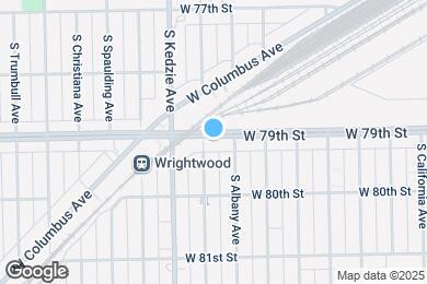 Map image of the property - 3115-3125 W 79th St