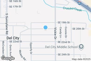 Map image of the property - 4616 SE 20th St