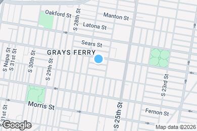 Map image of the property - Updated 3-Bedroom in Grays Ferry