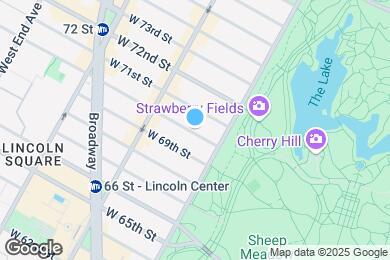 Map image of the property - 25 W 70th St