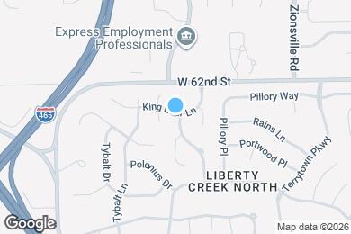 Map image of the property - 5943 King Lear Dr