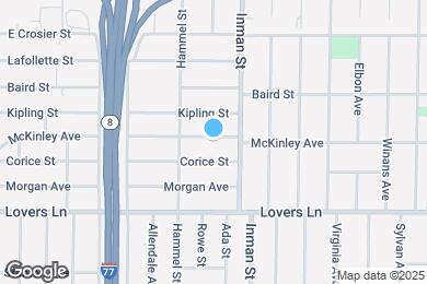 Map image of the property - 754 McKinley Ave