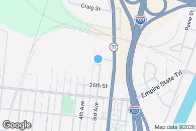 Map image of the property - 2627 3rd Ave