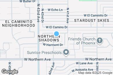 Map image of the property - 4142 W Royal Palm Rd