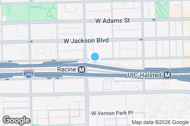 Map image of the property - 1143 W Van Buren St