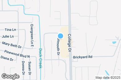 Map image of the property - 1684 Dartmouth Dr