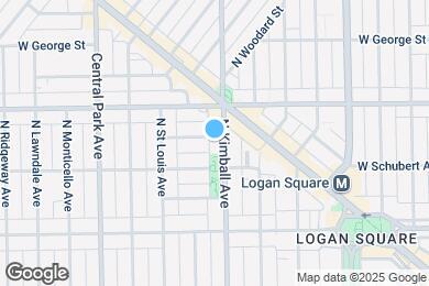 Map image of the property - 2722 N Kimball Ave
