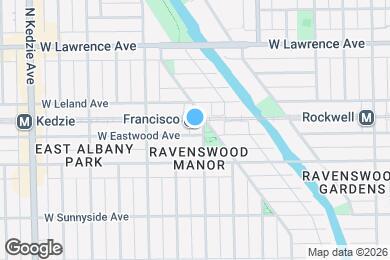 Map image of the property - 4632 N Francisco Ave