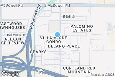 Map image of the property - 4747 E Culver St