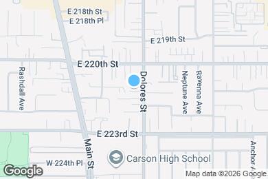 Map image of the property - 22105 1/2 Dolores St