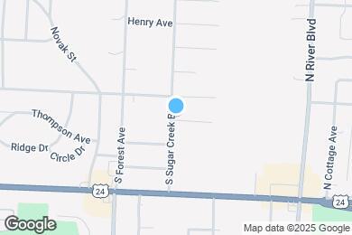 Map image of the property - 415 S Sugar Creek Blvd