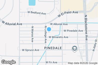 Map image of the property - 283 W Pinedale Ave