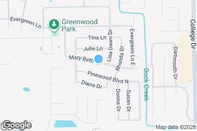 Map image of the property - 1692 Mary Beth Dr