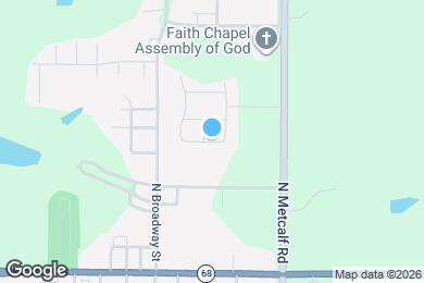 Map image of the property - 228 N 4th Ter