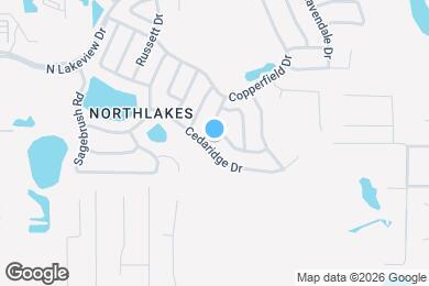 Map image of the property - 2911 Cedaridge Dr