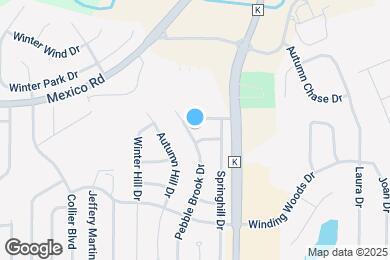Map image of the property - 1706 Pebble Brook Dr