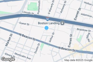 Map image of the property - 125 Guest St