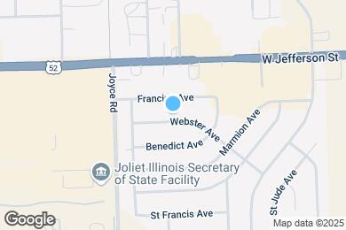 Map image of the property - 2215 Webster Ave