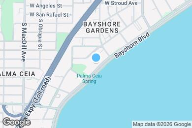 Map image of the property - 2611 Bayshore Blvd