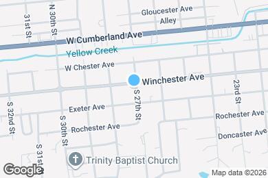 Map image of the property - 302 S 27th St