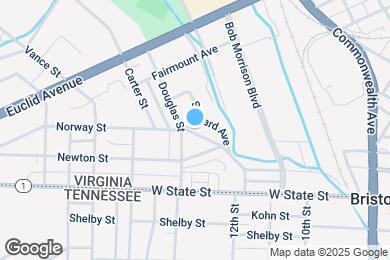 Map image of the property - 1208 Preston St