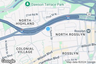 Map image of the property - Rosslyn Vue Apartments